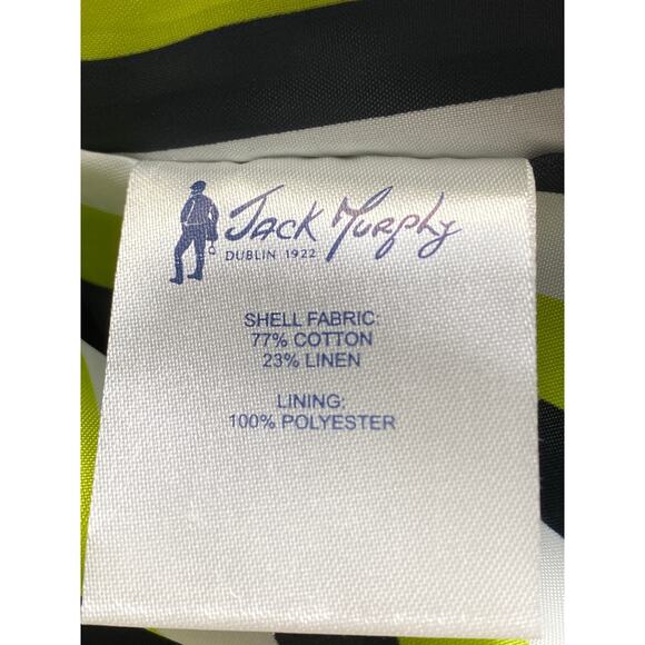 Jack Murphy Irish Clothing Linen Blend Blazer Jacket Women's Size 12 Work Outfit - Picture 8 of 10